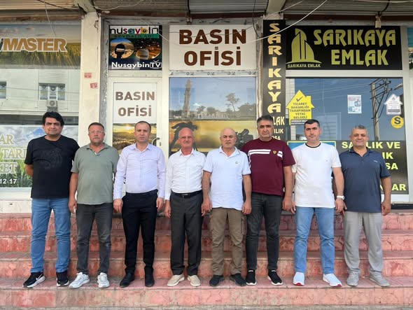 Nusaybin Yetkili Emlakçılar Derneği’nden Gazeteciler Cemiyeti’ne Ziyaret