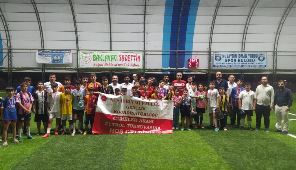 Nusaybin’de Kur’an kursları arası futbol turnuvası sona erdi