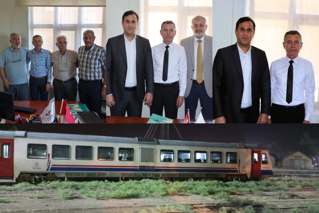 Ufuk Yalçın, Nusaybin’de demiryolu ve bakım çalışmalarını inceledi